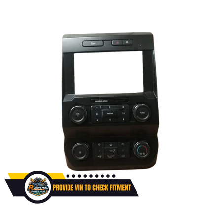 2019–2020 Ford F150 Radio Control Panel AC Heater Controls ID KL3T-18E243-CD<wbr/>C — view 1
