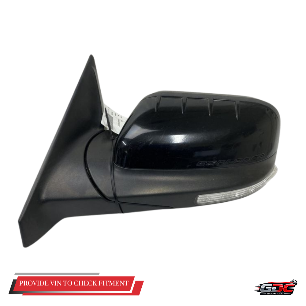 2011–2015 Ford Explorer Passenger RH Side View Mirror Assembly Black OEM — view 1