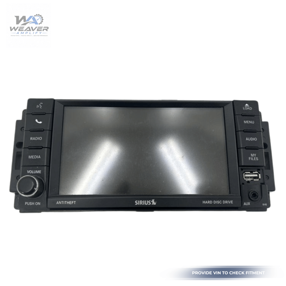 2012 Jeep Liberty AM FM CD DVD Player Radio Receiver with Navigation ID RHB OEM — view 1