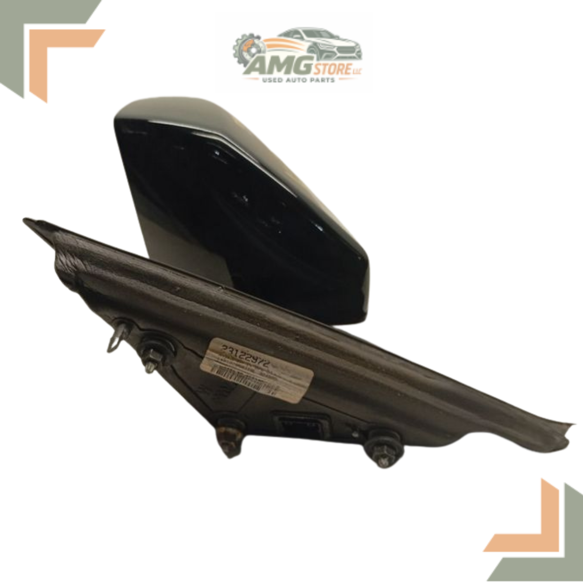 2014–2019 Cadillac ATS Left Driver Side View Mirror Power Option DR5 OEM Black — view 3