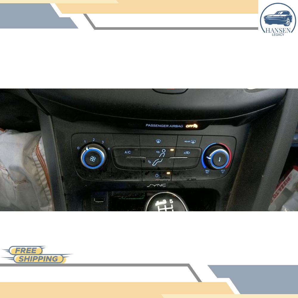 2015–2018 Ford Focus A/C AC Heater Temperature Control 15 16 17 18 — view 1
