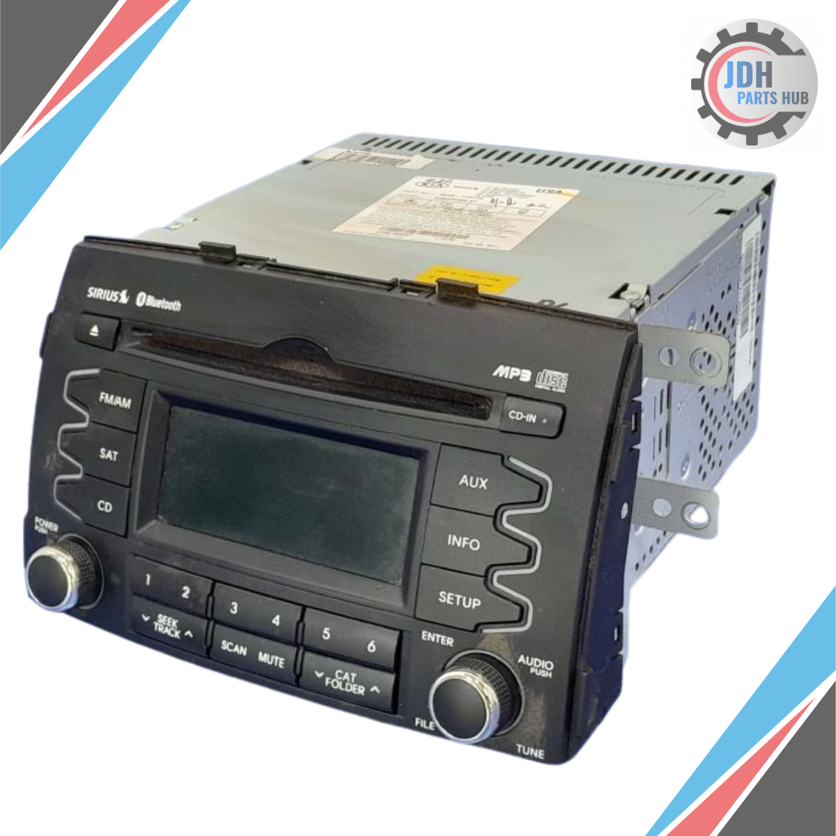 2011–2013 Kia Sorento Radio Receiver AM/FM/CD/MP3 Bluetooth OEM — view 1