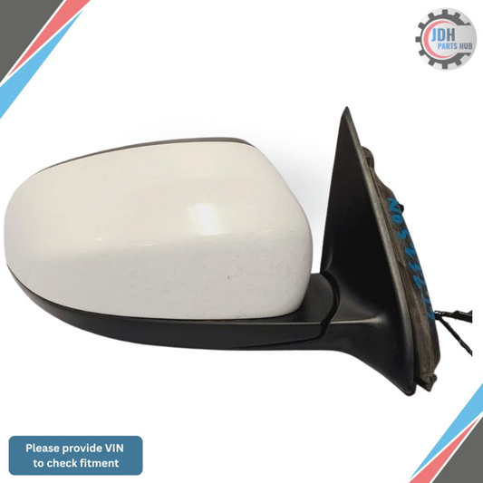 2014–2021 Jeep Cherokee Right Passenger Side View Door Mirror Heated White OEM — view 1