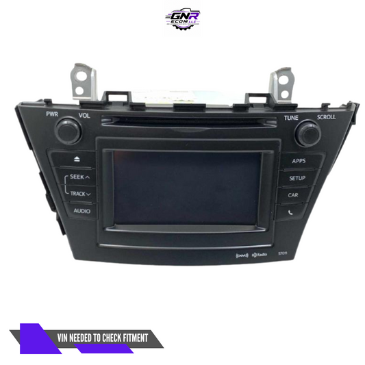 2012–2014 Toyota PRIUS Touch Screen Stereo AM FM XM HD Radio CD Player OEM — view 1