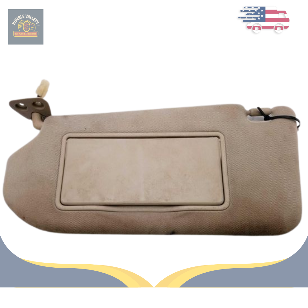 2009–2013 Infiniti G37 Left Driver Interior Sun Visor Illuminated Tan 10 12 — view 4