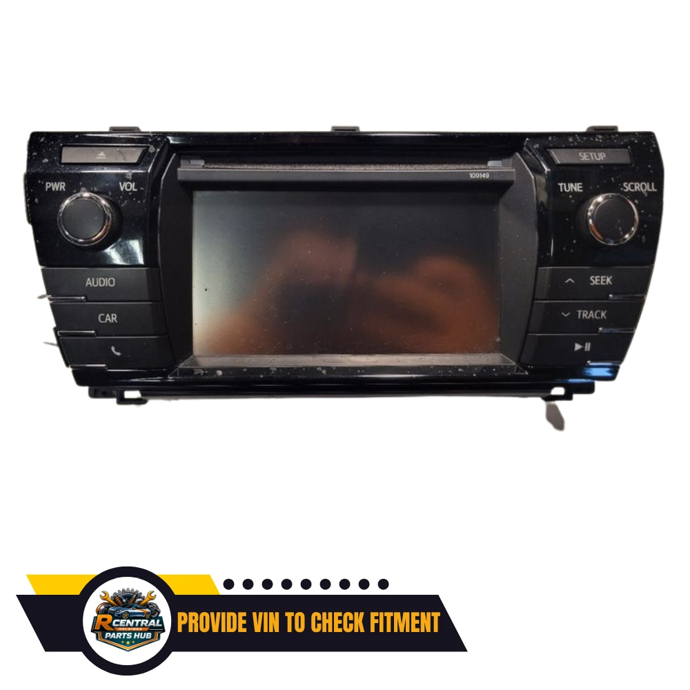 2014–2016 Toyota Corolla Touchscreen Display & Receiver 100149 OEM 14 15 16 — view 1