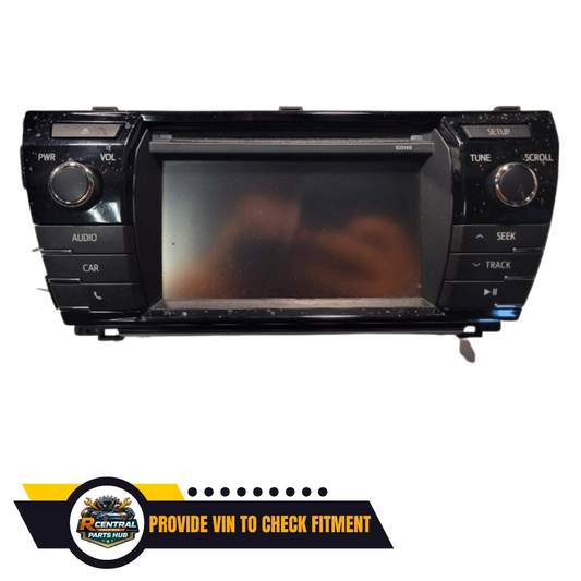 2014–2016 Toyota Corolla Touchscreen Display & Receiver 100149 OEM 14 15 16 — view 1