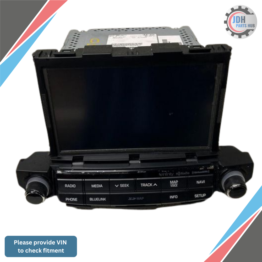 2017–2018 Hyundai Tucson Radio Display Screen Navigation OEM — view 1