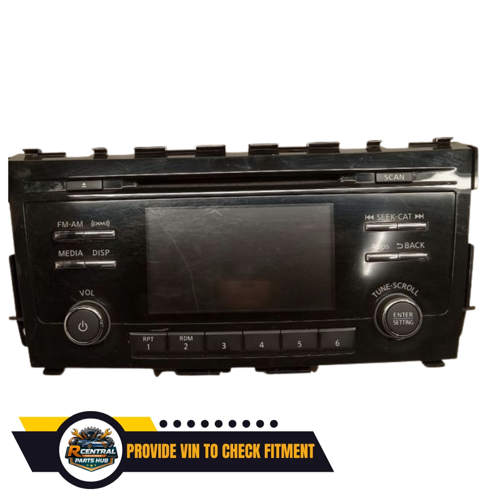 2013–2015 NISSAN ALTIMA SEDAN AM FM CD RADIO RECEIVER without NAVIGATION 5" DISPLAY — view 1