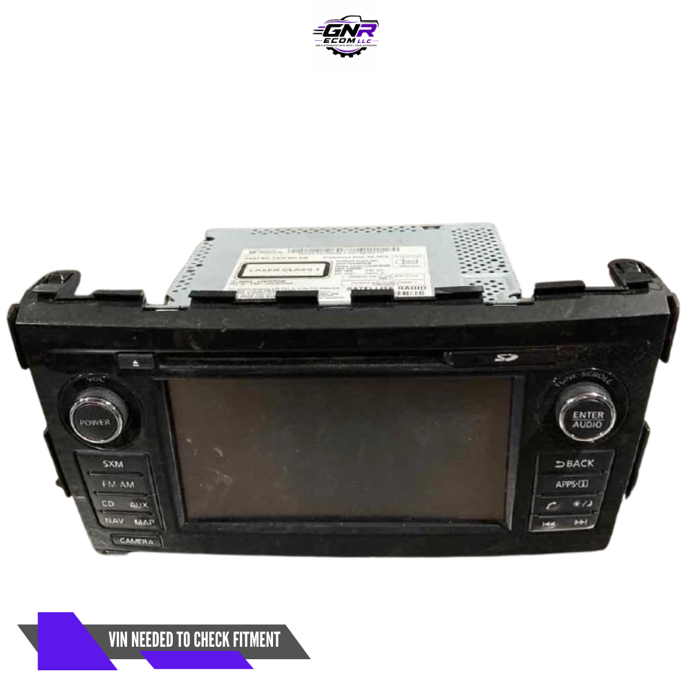 2015 Nissan Altima AM FM CD Player Radio Receiver with Navigation & Display OEM — view 1