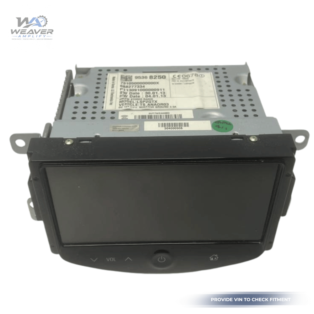 2014 Chevrolet Sonic AM FM MP3 Radio Receiver with Display OEM — view 2