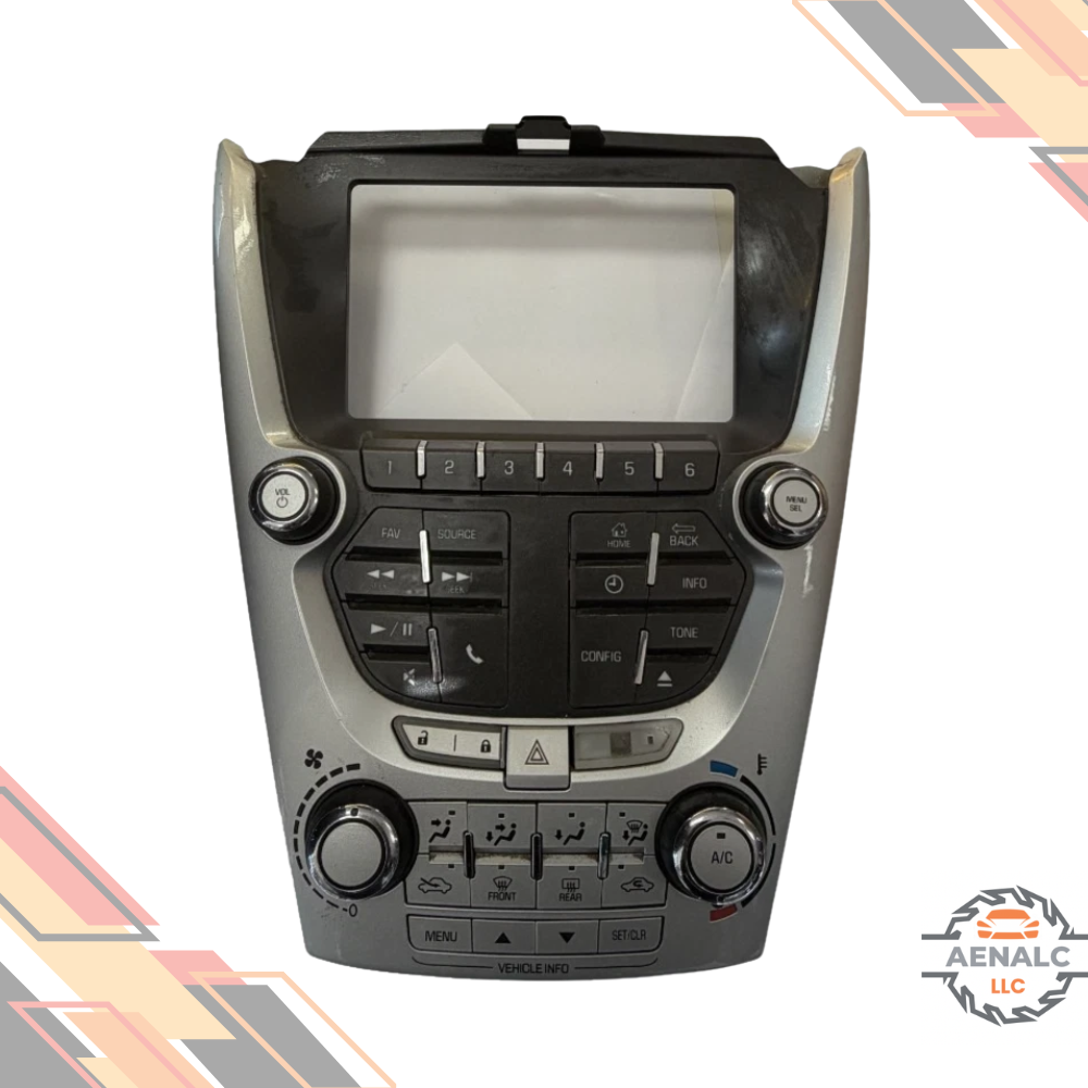 2012–2015 Gmc Terrain Equinox Radio CD Climate Control Panel A/C Info Screen OEM — view 1
