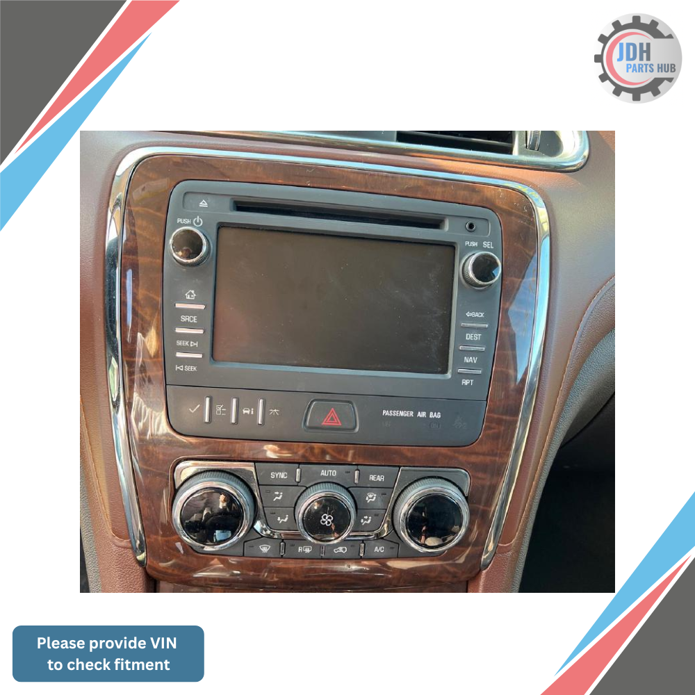 2013–2014 Buick Enclave AM FM Radio Receiver with Navigation with Display Screen OEM — view 2