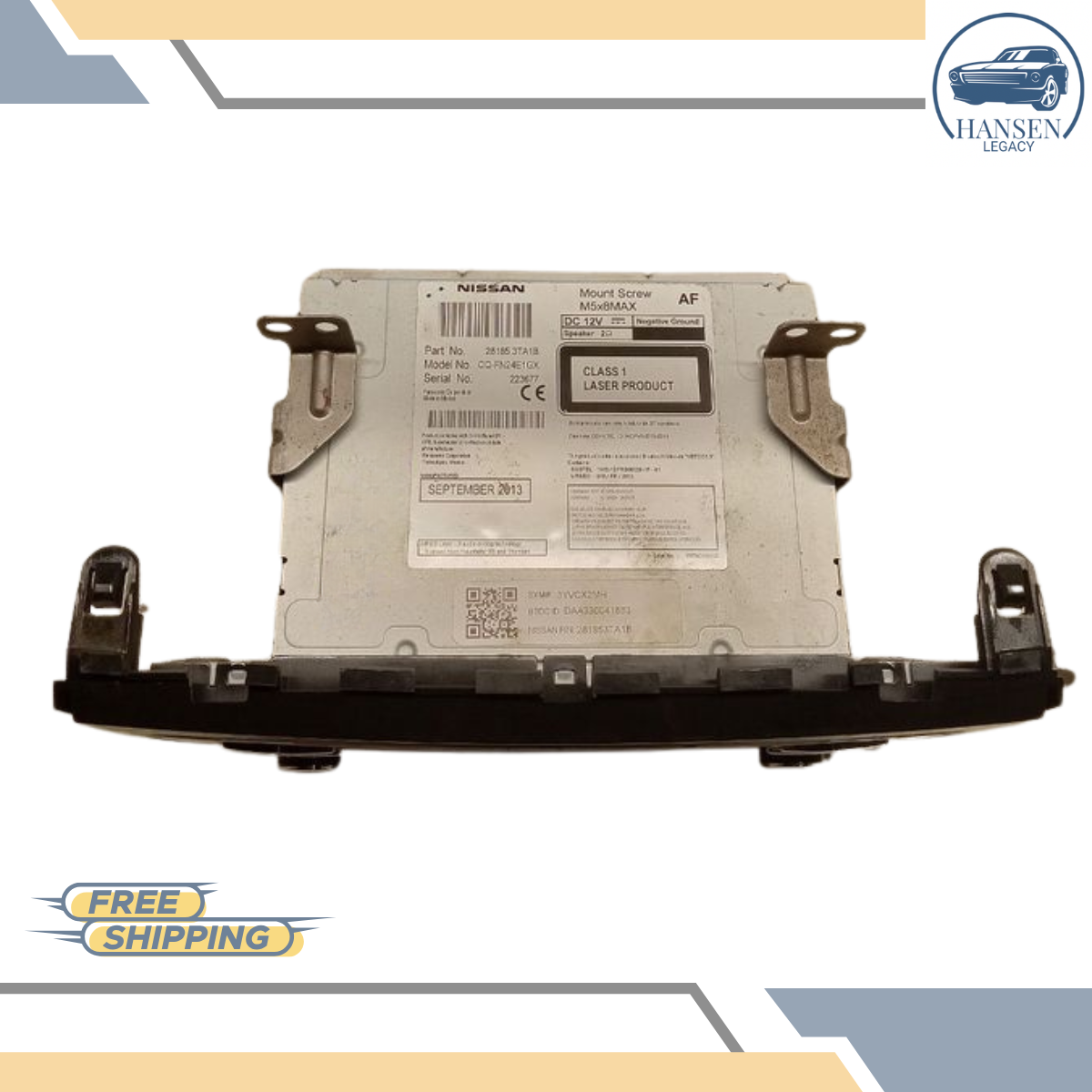 2013–2015 Nissan Altima AM FM CD Radio 5" Display without Navigation 13 14 15 — view 4
