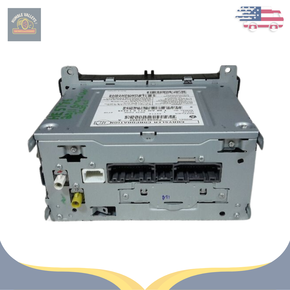 2011 Jeep Grand Cherokee Radio with Navigation Sat CD DVD HDD Face ID RHB OEM — view 2