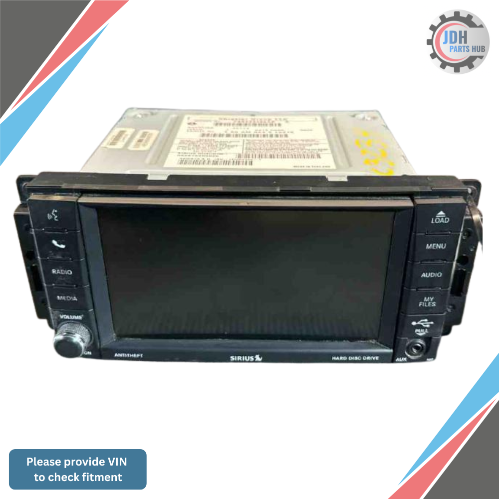 2012–2019 Chrysler Town & Country Radio Multimedia Satellite AM FM CD RBZ OEM — view 1