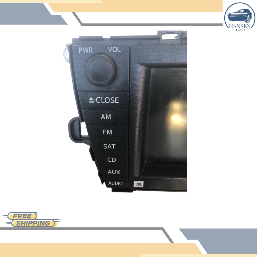 2010–2011 TOYOTA PRIUS DISPLAY SCREEN DASH MOUNTED NAVIGATION SATELLITE E7022 — view 4