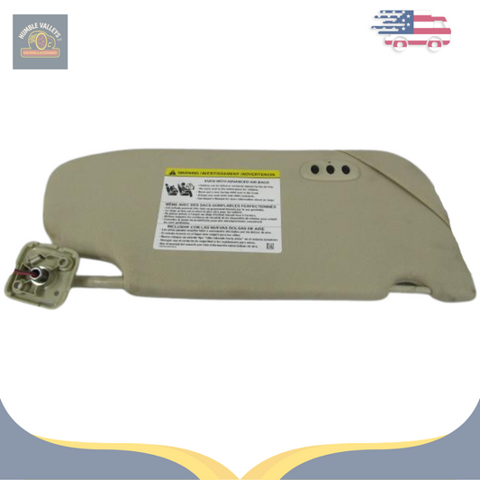 2013–2019 Ford Taurus LH Driver Sunvisor Sun Visor with Homelink OEM — view 1