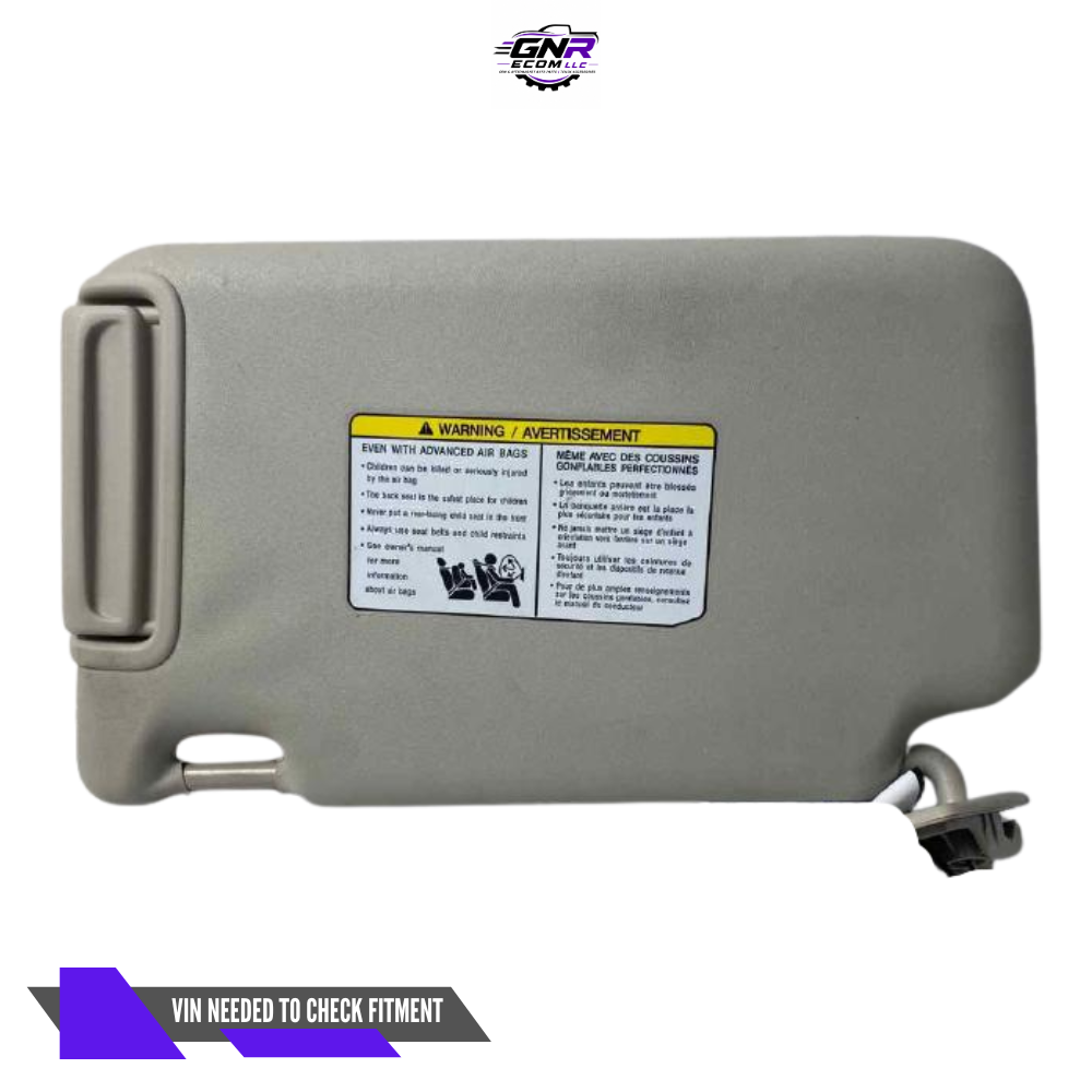 2018–2024 Nissan Kicks Passenger RH Sun Visor OEM — view 1