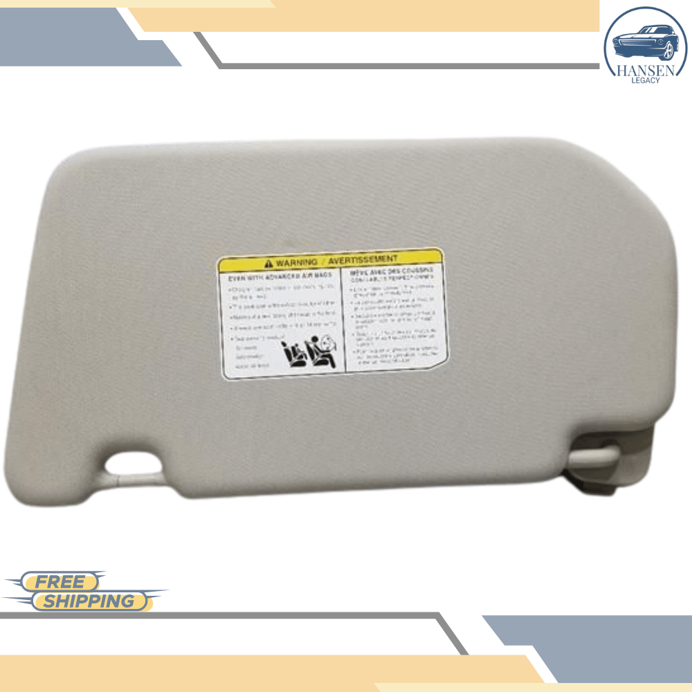 2021–2025 Nissan Rogue Passenger RH Sun Visor OEM — view 2
