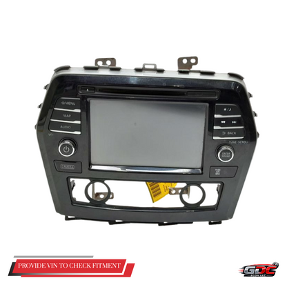 2016–2017 Nissan Maxima Navigation Display Radio Receiver OEM — view 1