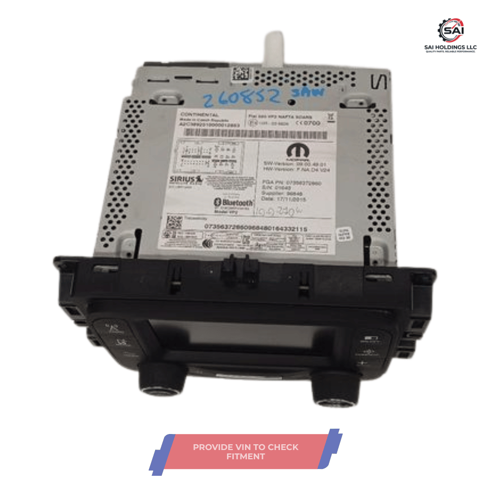 2015–2017 Jeep Renegade 5" Touch Radio Display Receiver Satellite OEM — view 2