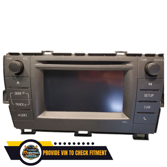 2012–2015 Toyota Prius Radio CD Player Single Disc 57031 OEM 12 13 14 15 — view 1
