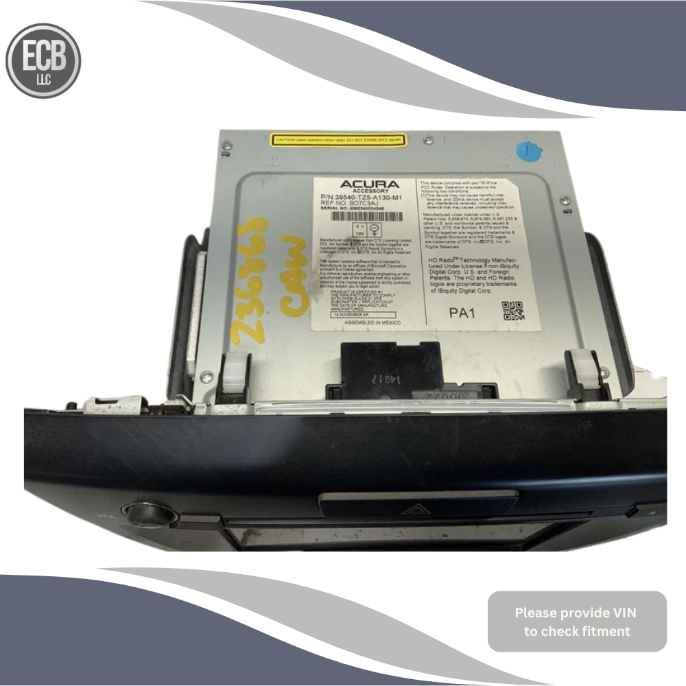 2014–2015 Acura MDX Radio Lower Display Screen OEM — view 3