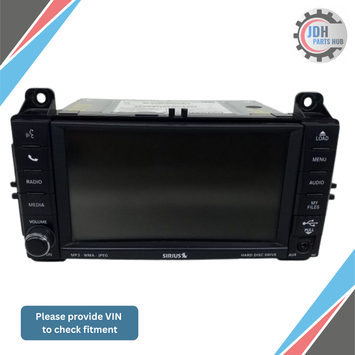 2011 Jeep Grand Cherokee AM FM Radio Receiver RBZ Camera Compatible OEM — view 1