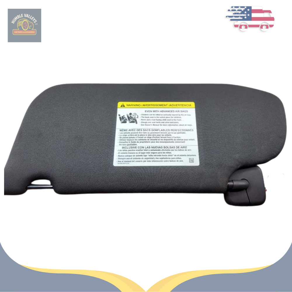 2013–2019 Ford Taurus RH Passenger Sunvisor Sun Visor with Mirror & Light OEM — view 1