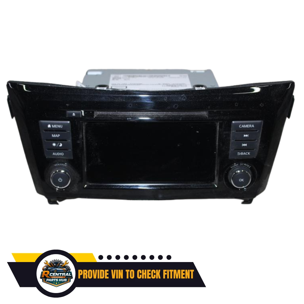 2018–2020 Nissan Rogue AM FM CD Radio Display Receiver NAVIGATION OEM — view 1