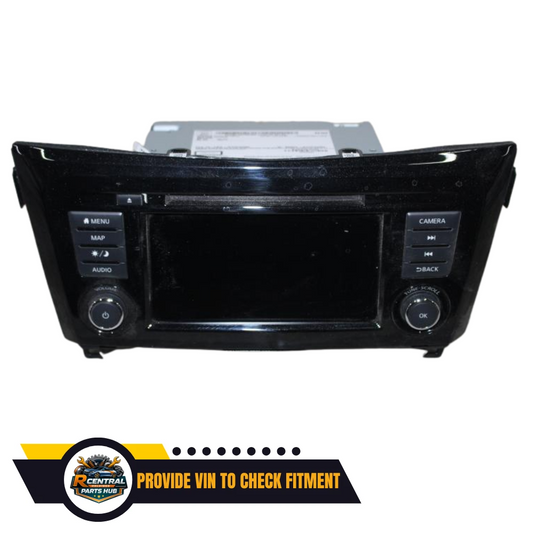 2018–2020 Nissan Rogue AM FM CD Radio Display Receiver NAVIGATION OEM — view 1