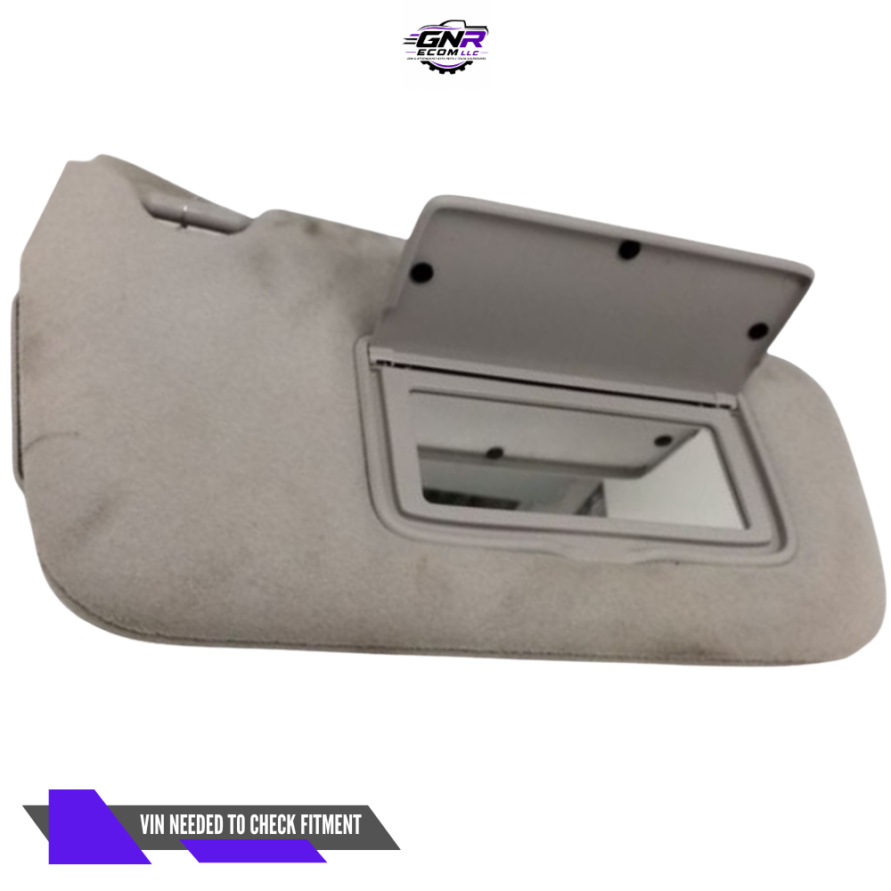 2013–2019 Nissan Sentra RH Passenger Sunvisor Sun Visor with Mirror OEM — view 3