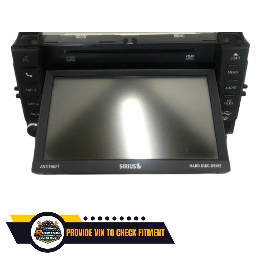 2012 Jeep Grand Cherokee Radio with Navigation Sat CD DVD HDD Face ID RHB OEM — view 1