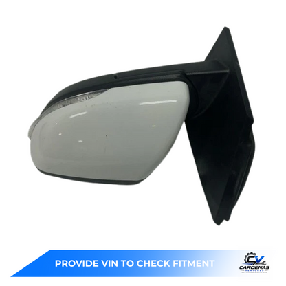 2019–2024 Ford Edge Left Driver Side View Door Mirror White — view 2