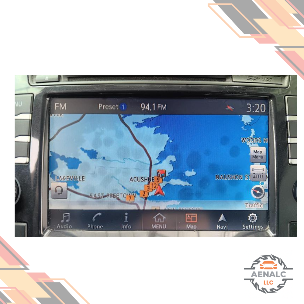 2016–2017 Nissan Maxima Navigation Radio Receiver Display Screen OEM — view 3
