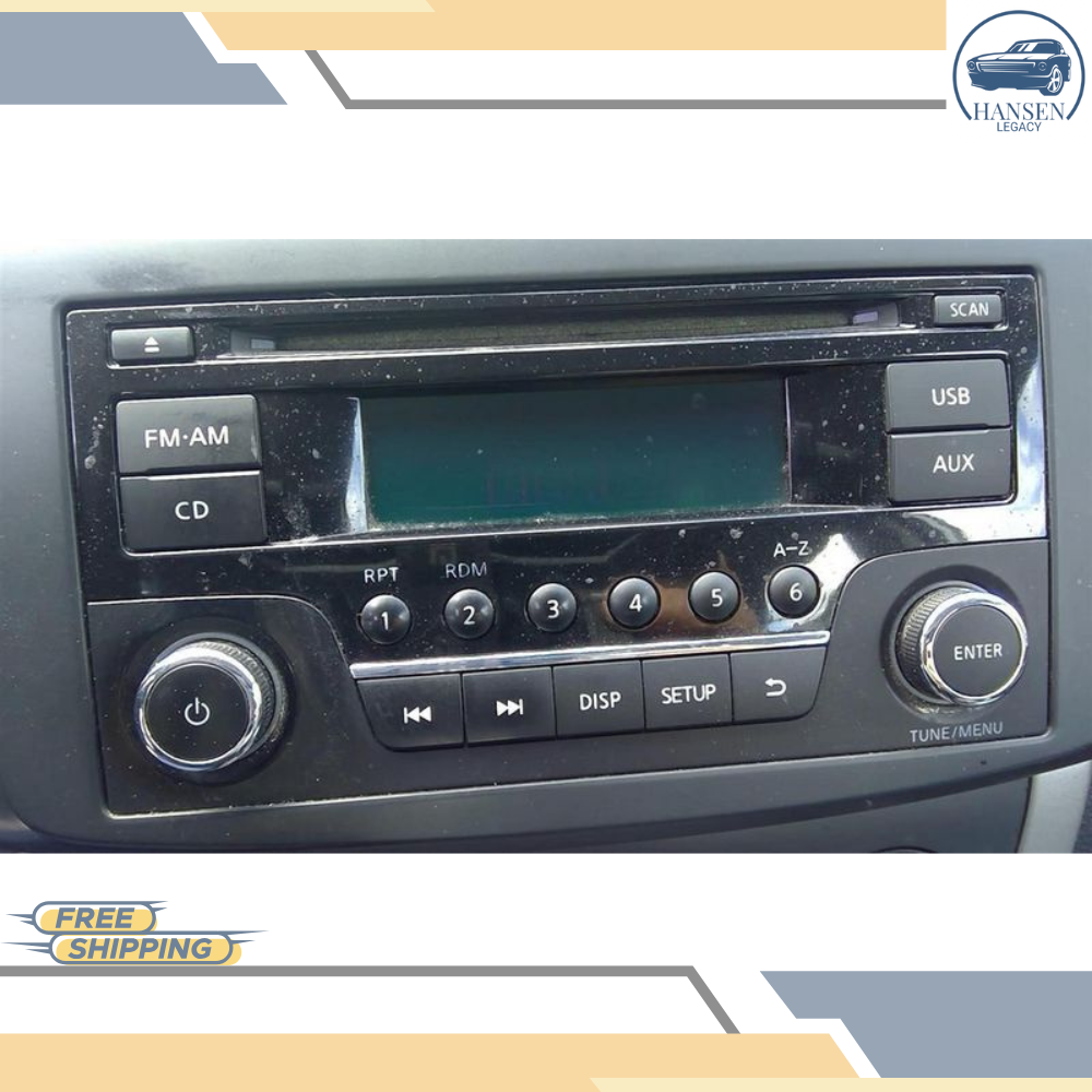 2015–2017 Nissan Sentra Radio Receiver AM-FM-stereo-C<wbr/>D ID 28185-9MC1A — view 1