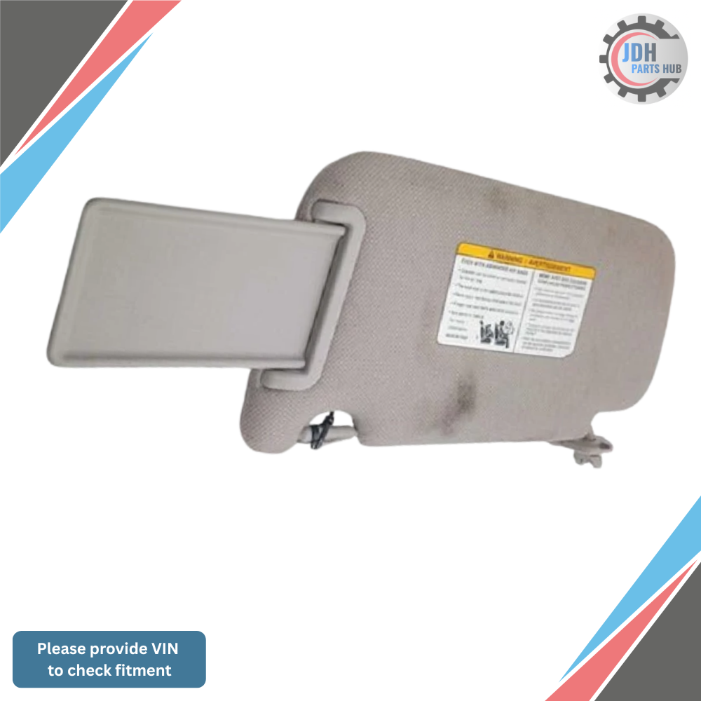 2013–2019 Nissan Sentra RH Passenger Sunvisor Sun Visor with Mirror OEM — view 1
