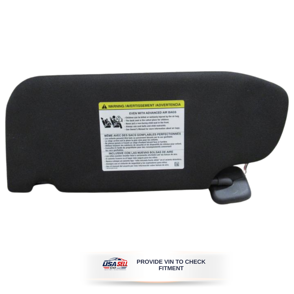 2013–2019 Ford Taurus RH Passenger Sunvisor Sun Visor with Mirror & Light OEM — view 1
