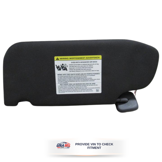 2013–2019 Ford Taurus RH Passenger Sunvisor Sun Visor with Mirror & Light OEM — view 1