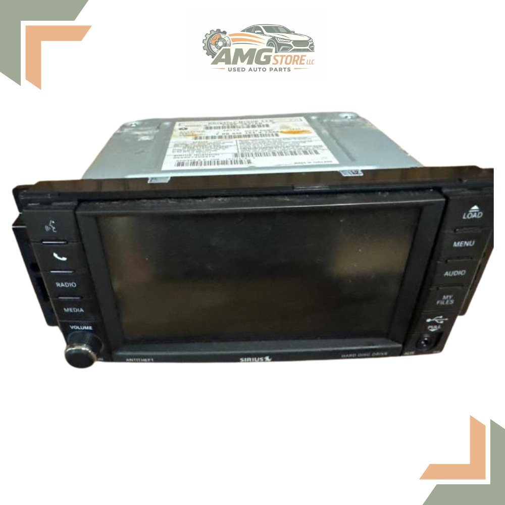 2013–2017 Jeep Compass AM FM Radio Receiver Navigation With Display Screen OEM — view 1