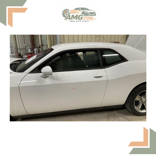 2015–2019 Dodge Challenger Left Driver Side View Mirror Heated White 16 17 18 — view 4