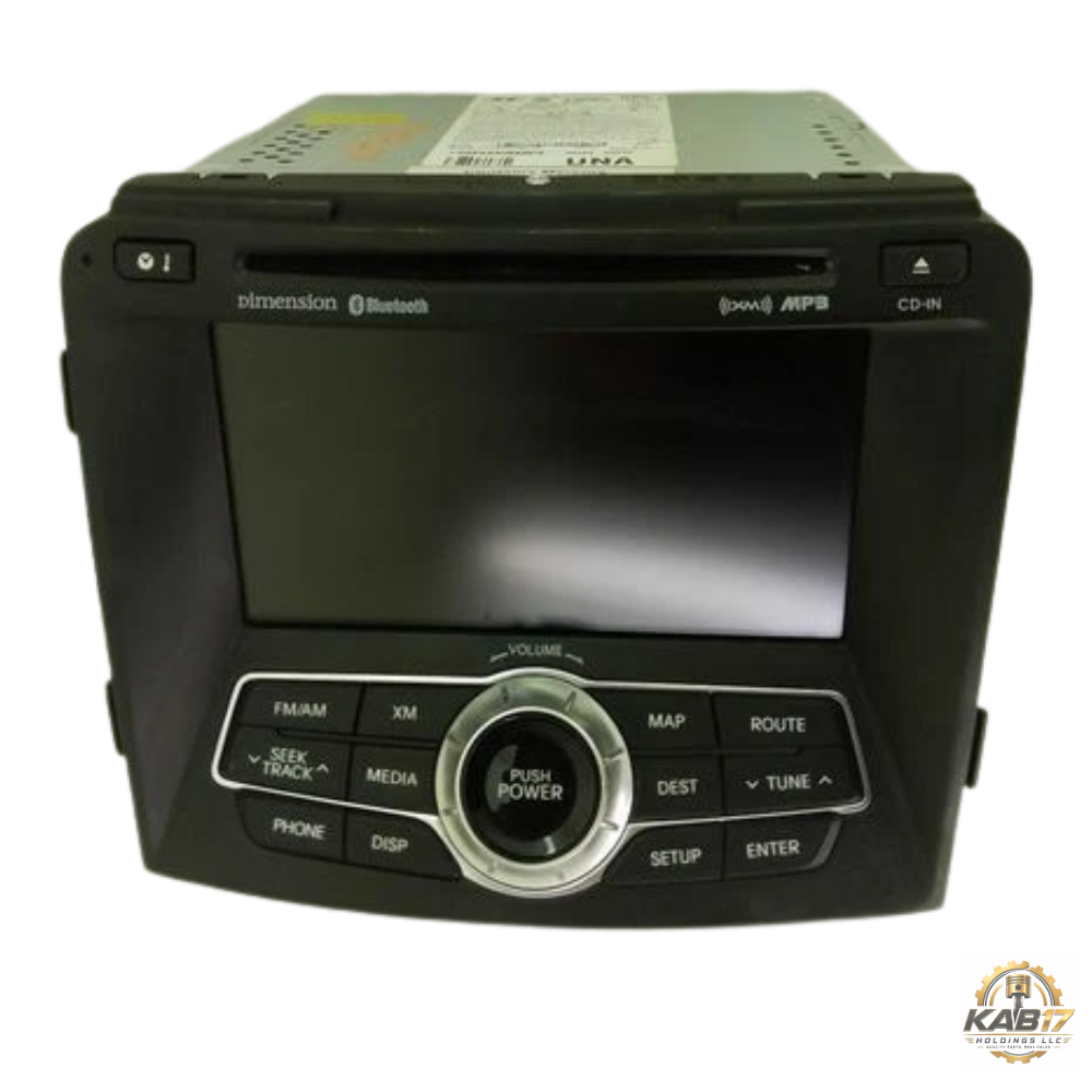 2011 Hyundai Sonata Radio Receiver with GPS Navigation OEM 11 — view 1