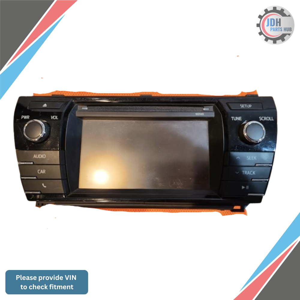 2014–2016 Toyota Corolla Radio Touchscreen Display CD ID 100149 OEM — view 1