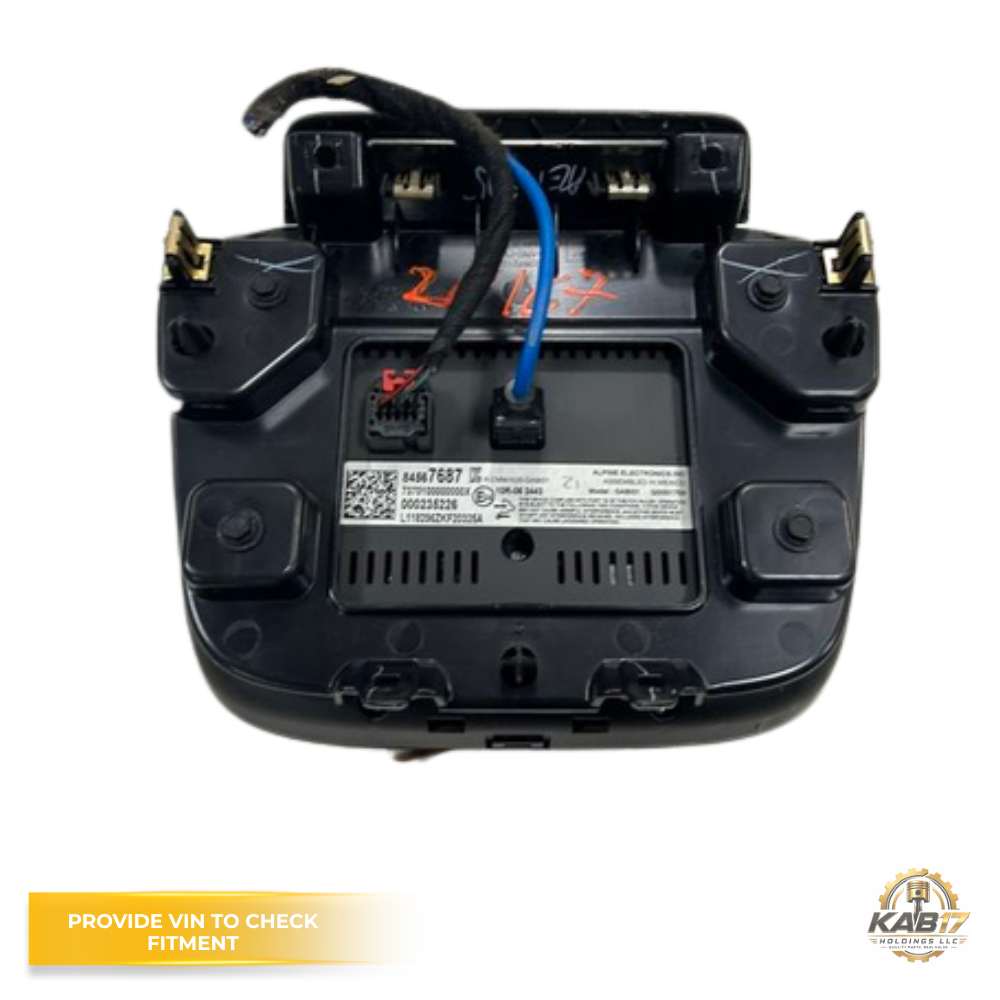 2019–2020 Chevrolet Malibu Control Panel Controller Display Screen OEM 84567687 — view 3