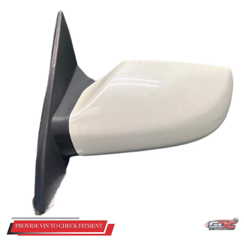 2007–2012 Nissan Altima Sedan Left Driver Side View Door Mirror White — view 1