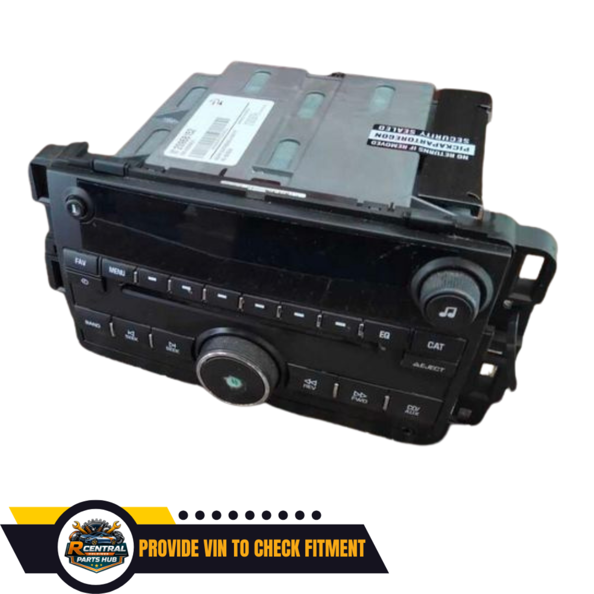 2011–2017 GMC Savana Van Radio Receiver AM/FM/MP3/CD Option UUI OEM — view 1