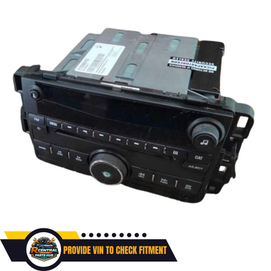 2011–2017 GMC Savana Van Radio Receiver AM/FM/MP3/CD Option UUI OEM — view 1