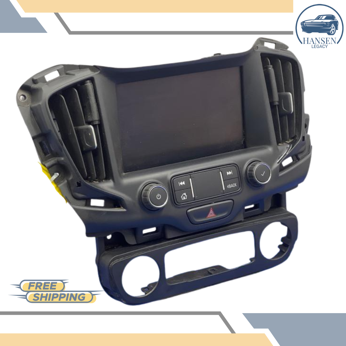 2019–2021 GMC Terrain Radio Control Panel Display Screen ID 84677518 — view 2
