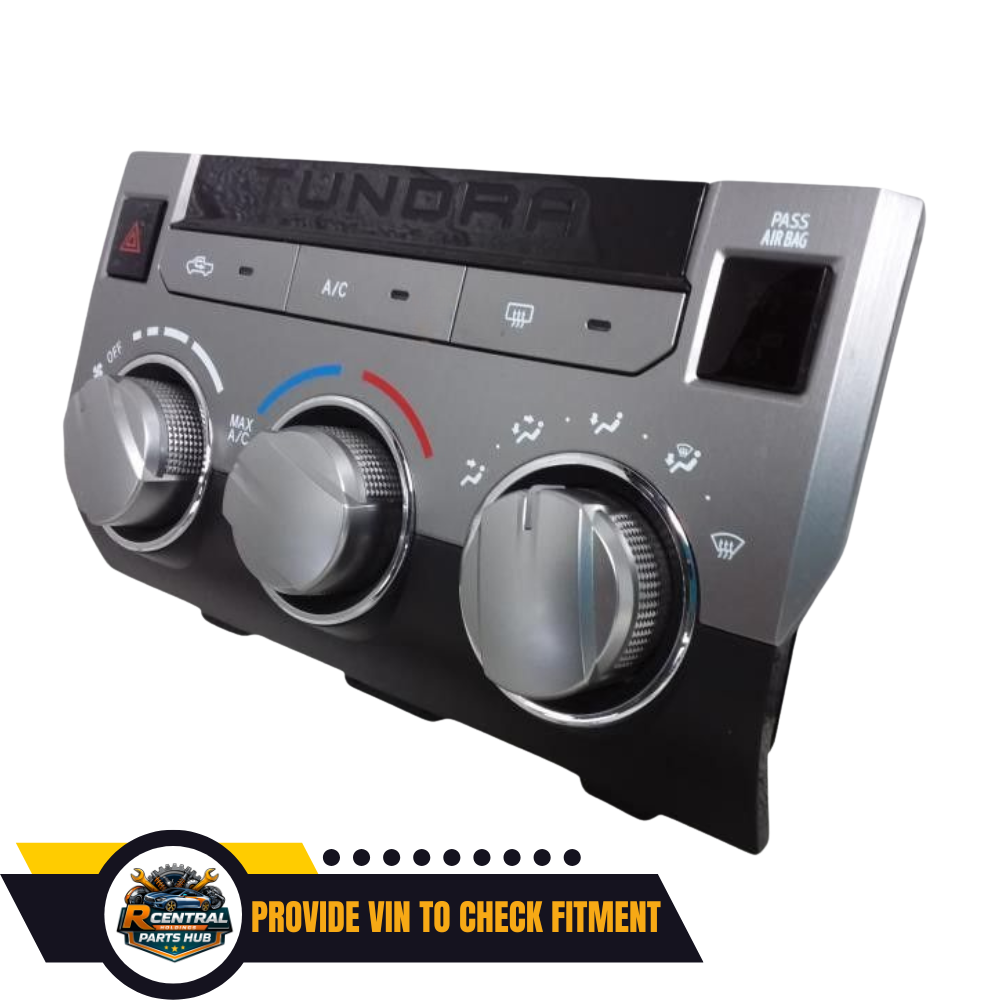 2014–2020 Toyota Tundra A/C AC Manual Heater Temperature Control Unit — view 3